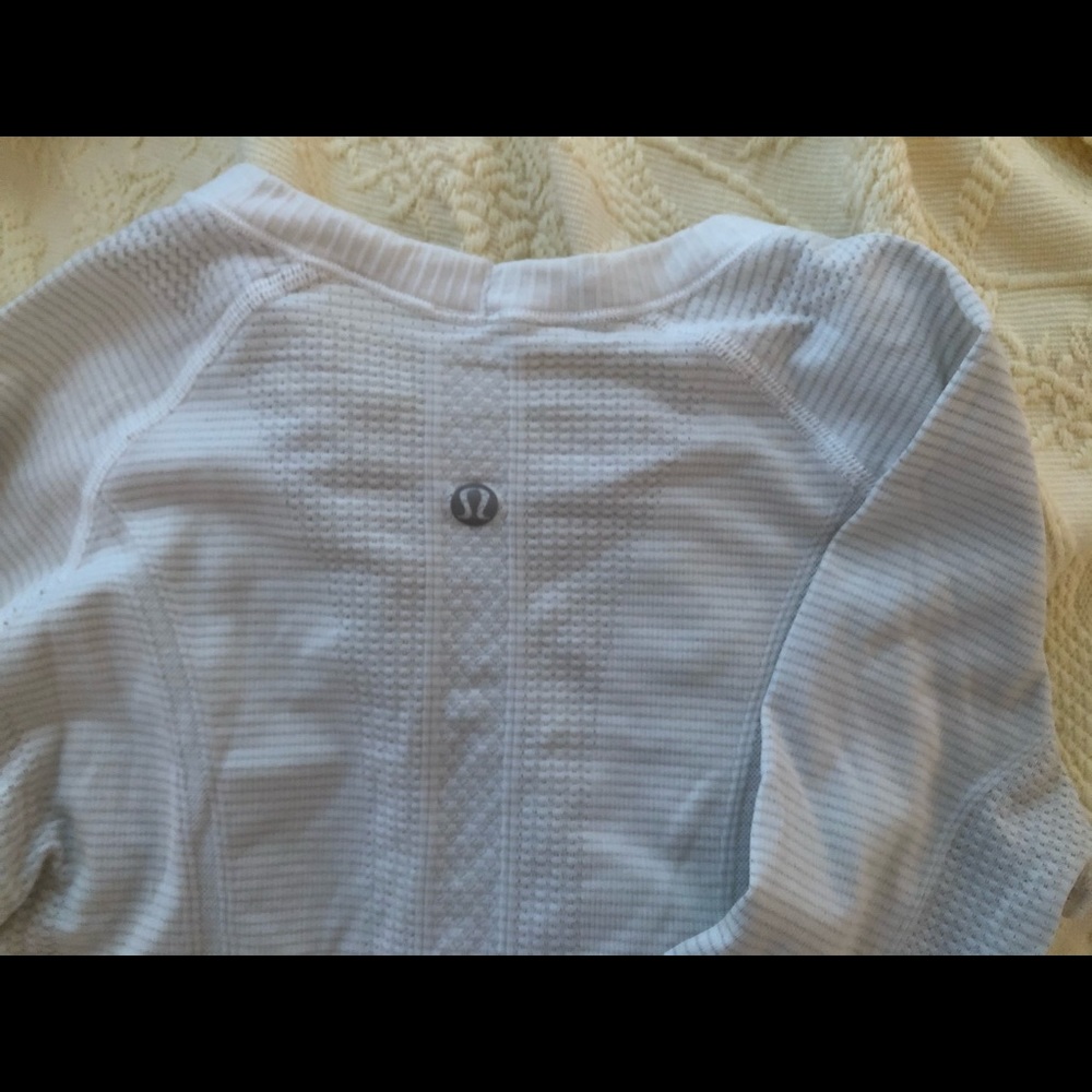 Lululemon long sleeve white top